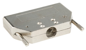 Osłona tylna D-Sub 37 -pinowe Cynk odlewany Proste Amphenol Communications Solutions C