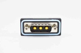 Złącze D-Sub lutowane 9-pinowe Męski Kątowe Montaż na panelu raster 2.74mm