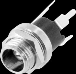 DCE5BP DC-Chassis socket 2.5 mm closed print