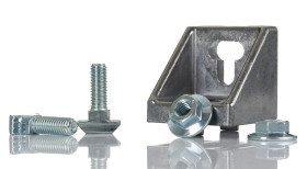 Część łącząca Wspornik montażowy Rozmiar rowka 10mm Bosch Rexroth Uchwyt złącza i łączenie Rozmiar gwintu M8