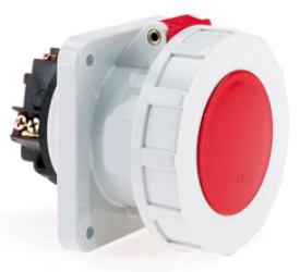 Gniazdo tablicowe proste 63A 5p 400V 6h IP67 13104