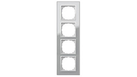 Sentia Ramka Poczwórna Szkło Srebro 1474-63