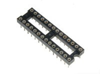 DIL28PW Podstawka precyzyjna raster 2.54 mm 28pin - waska