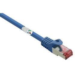 Renkforce RF-4981664 Network cable CAT 6 S/FTP 2m Blue gold-plated connectors