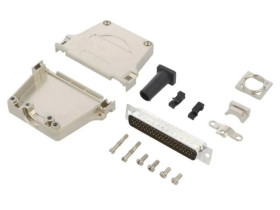 DTZFRG-62MHSL D-Sub HD męskie proste lutowanie na przewód UNC 4-40 PIN 62