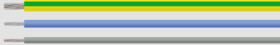 POC-switching strand, highly flexible, halogen free, HELUTHERM 145, 16 mm², green/yellow, outer Ø 7.3 mm, 51419