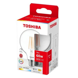 TOSHIBA LED FILAMENT G95 E27 7W 2700K DIM/10szt./