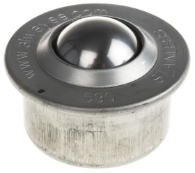 Kulowy zespół toczny Kołnierz odwrócony 30mm ALWAYSE Stal nierdzewna