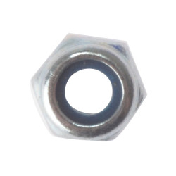 ForgeFix 50NYLOC12 Hexagon Nut &amp; Nylon Insert ZP M12 Bag 50