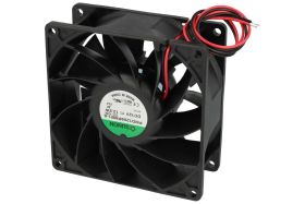 Wentylator; PMD1209PMB1-A.(2).GN; 92x92x38mm; kulkowe; 12V; DC; 12,5W; 204,2m3/h; 57,6dB; 1,04A; 4900RPM; 2 przewody; Sunon; RoH