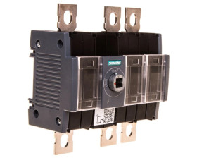 Rozłącznik izolacyjny 3P wlk2 160A bez napędu obrotowego przyłącza płaskie śrubowe 3KD3430-0NE20-0