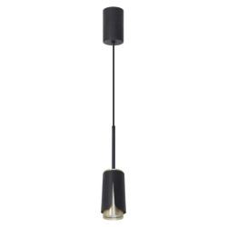 Lampa wisząca FLOWER BLACK GOLD 1xGU10 ML0267 Milagro