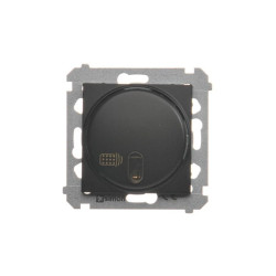 Simon 54 Łącznik zdalnie sterowany z przekaźnikiem (moduł) 8(2) A 230V czarny mat wymagana instalacja 3-przewodowa DWP10P.01/49