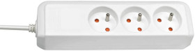 Listwa zasilajaca Eco-Line 1,5m 3 gniazda biała H05VV-F 3G1,5 1157494