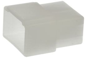 Osłona konektora; 6,3x0,8mm; płaski wsuwka; nieizolowany; OK-4M; przezroczysty; proste; 4 tory