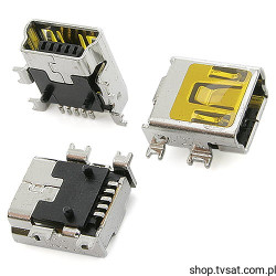 MNC20-5K3 Mini-B USB 2.0 Socket SMD ACON