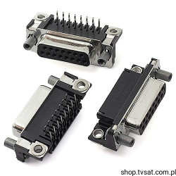 745782-6 D-SUB-15 Socket DB15 THT AMP 300