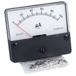 RVFM Model SD-670 FSD DC 50&#xB5;A Moving Coil Meter - Range 0 -100&#xB5;A