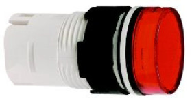 Napęd wskaźnika św., O 16, okrągła, czerwony zintegr. LED ZB6AV4