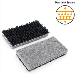 9-900-K50-FILZ Soft jaws with hook-and-loop, felt, 50 mm, 1 pair