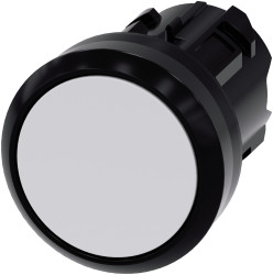 Przycisk, Ø 29.5mm, IP66, IP67, IP69K, kolor: Biały, Siemens, SIRIUS ACT 3SU10