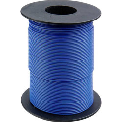 Donau 119-12 Strand 1x0.14mm&#xB2; Blue Plastic Insulated Coil 100m