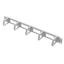 Organizer kabli 19" 1U, typ B, szary