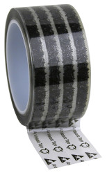 Taśma antystatyczna szerokość: 48mm Tak=¬tak¬¬ ¬ESD¬¬<BR/>=¬nie¬¬ ¬[Blank]¬¬ Antistatic Tape długość: 65.8m Przezroczysty