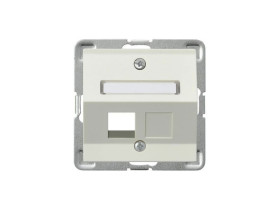 IMPRESJA Obudowa gniazda pojedyncze typu Keystone skośna ecru GPK-1YS/p/27 OSPEL