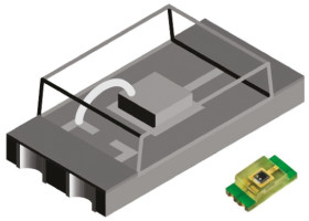 Fototranzystor TEMT6000X01 czuły na światło widzialne ±60° Montaż powierzchniowy 1206 Vishay