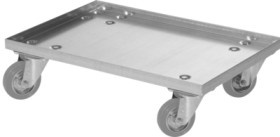 ESD transport trolley for euro containers, (L x W) 605 x 405 mm, for euro container, H-216 32395