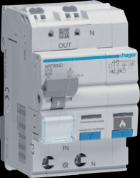 ARF966D AFDD + RCD/circuit breaker protective device, 6 kA C-16 A 30 mA