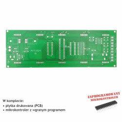 Programowany licznik zdarzeń (impulsów), PCB i mikroprocesor do projektu AVT1824