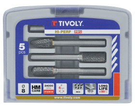 Pilnik obrotowy kształt: Cylinder Tivoly