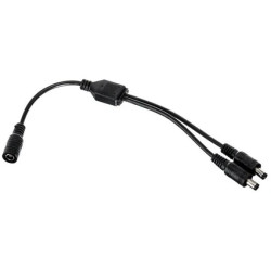 Rozgałęziacz DC 1 żeńska + 2 męska 2,1/5,5