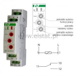 PCU511 UNI przekaźnik czasowy ( 12-264V 1P)