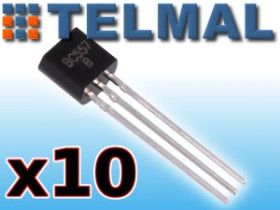 Tranzystor PNP BC557B TO-92 10szt