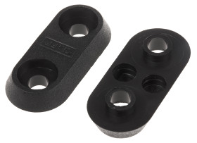 Płyta montażowa terminala, śred.: 16mm, Czarny