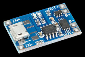 Opencircuit TP4056 Lipo battery charger with protection 1A - Micro USB