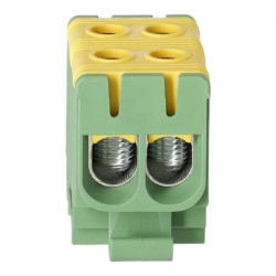 Złączka szynowa zgx 2x50 żółto – zielona GEP-00053