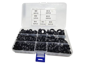 PRZELOTKI GUMOWE ZESTAW PRZELOTEK GUMOWYCH MIX 260 SZTUK