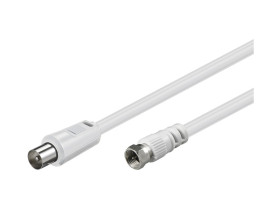 kabel przyłączeniowy SAT/antenowy, Biały