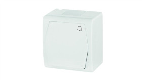 Hermes2 Przycisk Hermetyczny /Dzwonek/ 10A Ip44 Biały1005-00