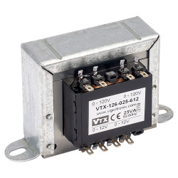 Vigortronix VTX-126-025-612 Chassis Mains Transformer 25VA 2x 0-12V