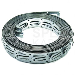 Taśma montażowa stalowa z uchwytami co 25mm do montażu kabli grzejnych 19mm x 5m GRAND MEYER