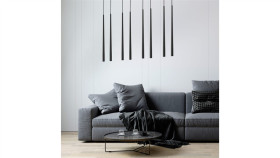 Lampa Wisząca Mida Na Rozecie Do Salonu, Szklane Elementy, Wymienne Żróło G9...