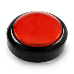 Big Push Button 10cm - czerwony - SparkFun COM-09181
