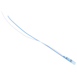 Łącznik lutowany, dł. 30mm, Ø kabla 0.3 → 4.4mm, kolor: Niebieski, materiał: PVDF, TE Connectivity