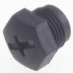 M12 VS - zaślepka do gniazd serii E M12, Hirschmann, 734209100, M12VS, 734 209-100, ASI M12 VS