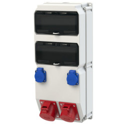 Rozdzielnica budowlana RB gniazda 1x32A/5 1x16A/5 2x250V IP54 SZUBIN 9025512 PCE